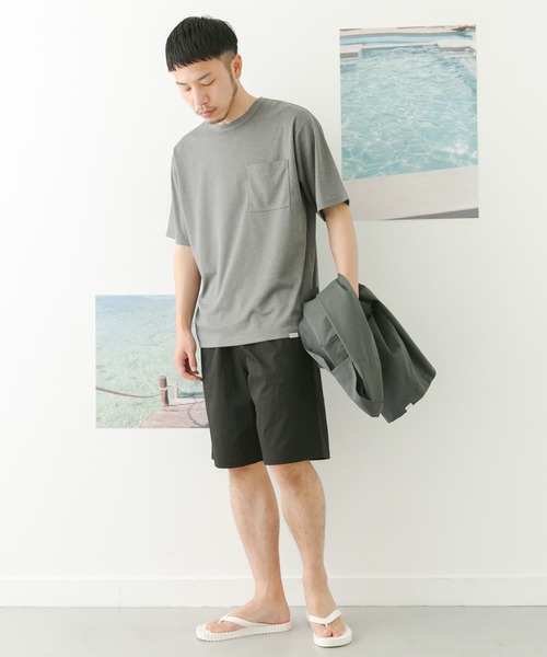 FORK&SPOON（フォークアンドスプーン）の「FORK&SPOON　add fabrics ポケットTシャツ（Tシャツ/カットソー・メンズ・ブラック/グレー・4/5）」の15枚目の写真