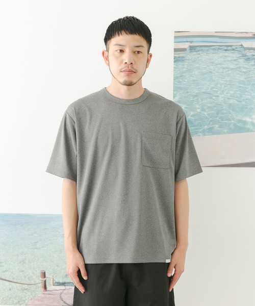 FORK&SPOON（フォークアンドスプーン）の「FORK&SPOON　add fabrics ポケットTシャツ（Tシャツ/カットソー・メンズ・ブラック/グレー・4/5）」の16枚目の写真