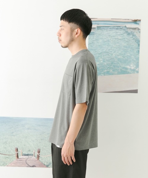 FORK&SPOON（フォークアンドスプーン）の「FORK&SPOON　add fabrics ポケットTシャツ（Tシャツ/カットソー・メンズ・ブラック/グレー・4/5）」の17枚目の写真