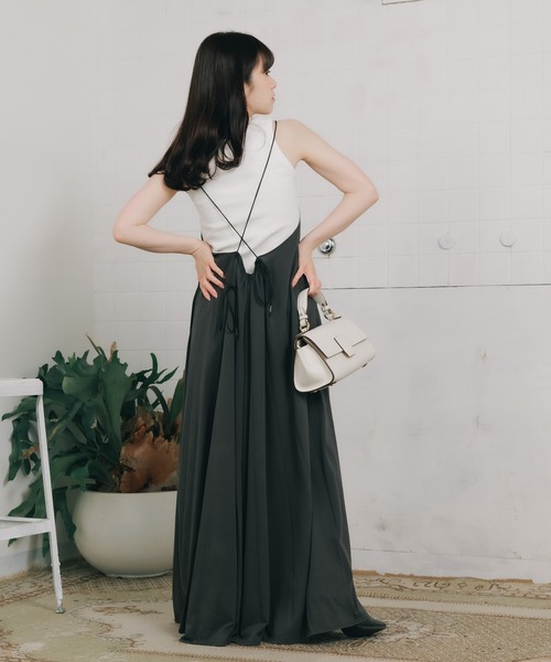 ESLOW エスロー ワンピース ESLOW（エスロー）の「ESLOW/エスロー LAYERED CAMISOLE DRES