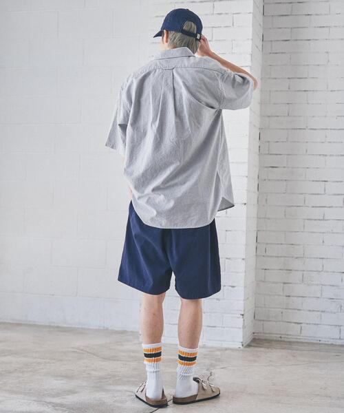 coen(コーエン)の「ワンポイントアメトラ刺繍イージーショーツ(チノパンツ・メンズ・ベージュ/ネイビー・XL/M/L/S)」の4枚目の写真