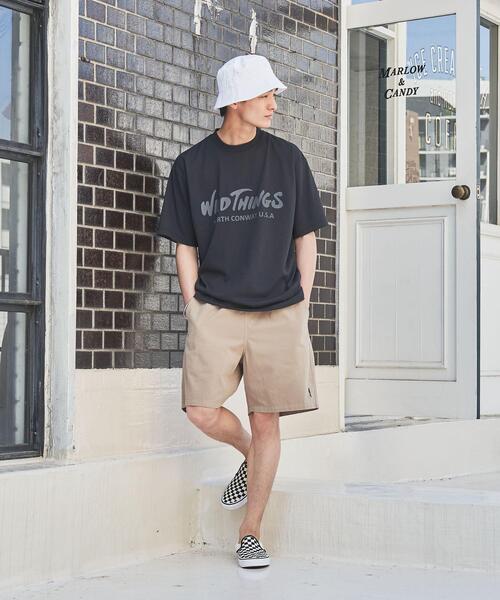 coen(コーエン)の「ワンポイントアメトラ刺繍イージーショーツ(チノパンツ・メンズ・ベージュ/ネイビー・XL/M/L/S)」の6枚目の写真