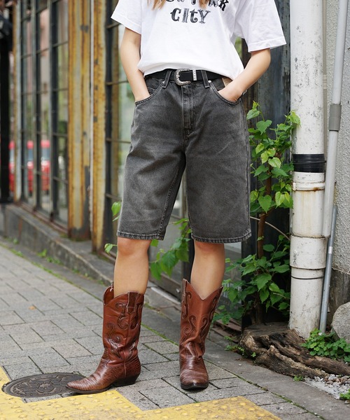 Levi's(リーバイス)の「LEVI'S/リーバイス SILVERTAB LOOSE SHORT デニムショーツ ハーフパンツ(デニムパンツ・メンズ・ブラック/ブルー・32/34/36/30)」の20枚目の写真