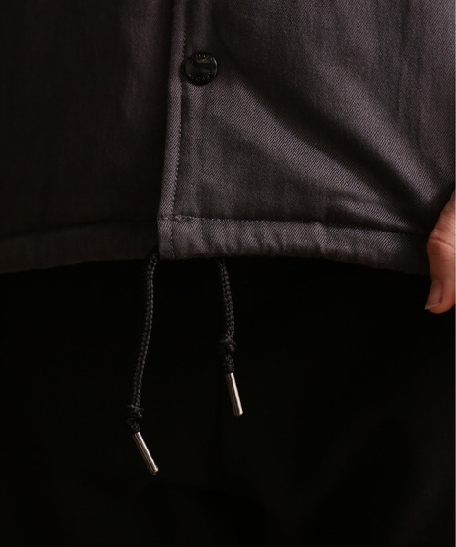 schott（ショット）の「Schott/ショット/COACH JACKET BOA LINING/コーチジャケット ボアライニング（ナイロンジャケット・メンズ・ブラック/ゴールド/チャコールグレー/パープル・M/XL/2XL/L）」の20枚目の写真