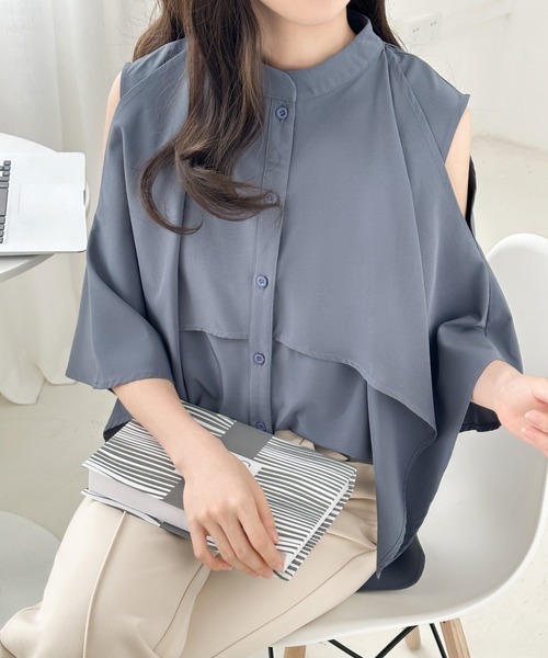 ABITOKYO（アビトーキョー）の「ケープデザインラッフルカラー