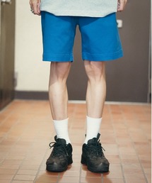 【ROOT THREE/ルートスリー】ワイドシルエットショート パンツ ストレッチ ストリート スケーター