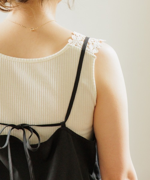 flower（フラワー）の「サニーレースワンピース（ワンピース・レディース・ホワイト/ブラック・FREE）」の8枚目の写真