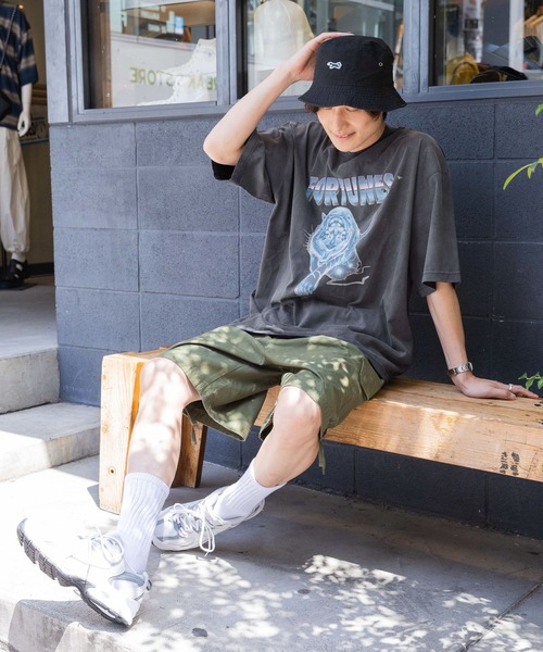 RAGEBLUE（レイジブルー）の「ヴィンテージライク/ロックバンドTシャツ（Tシャツ/カットソー・メンズ・ブラック/ブラック系その他・MEDIUM/LARGE）」の3枚目の写真