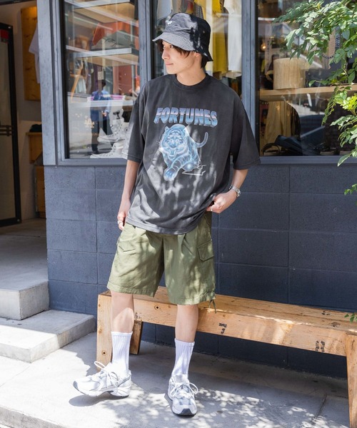 RAGEBLUE（レイジブルー）の「ヴィンテージライク/ロックバンドTシャツ（Tシャツ/カットソー・メンズ・ブラック/ブラック系その他・MEDIUM/LARGE）」の4枚目の写真