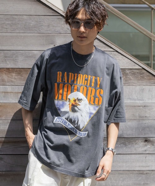 RAGEBLUE（レイジブルー）の「ヴィンテージライク/ロックバンドTシャツ（Tシャツ/カットソー・メンズ・ブラック/ブラック系その他・MEDIUM/LARGE）」の20枚目の写真