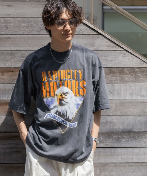 RAGEBLUE（レイジブルー）の「ヴィンテージライク/ロックバンドTシャツ（Tシャツ/カットソー・メンズ・ブラック/ブラック系その他・MEDIUM/LARGE）」の21枚目の写真