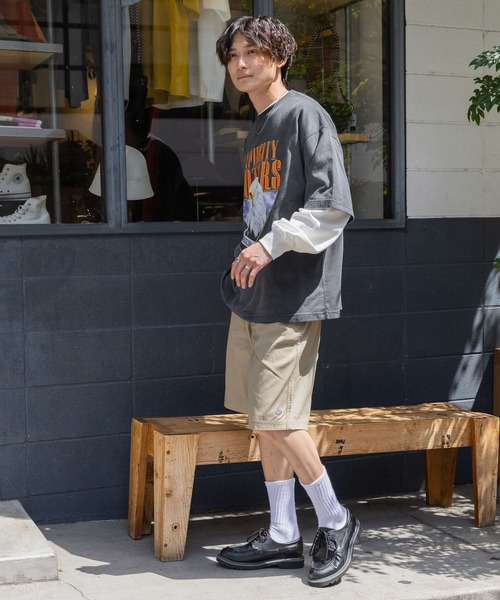 RAGEBLUE（レイジブルー）の「ヴィンテージライク/ロックバンドTシャツ（Tシャツ/カットソー・メンズ・ブラック/ブラック系その他・MEDIUM/LARGE）」の8枚目の写真