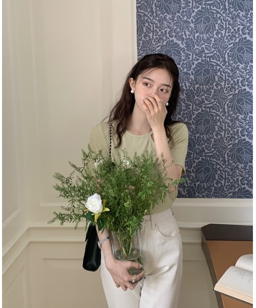 Achic(アシック)の「軽量半袖トップス(Tシャツ/カットソー・レディース・ミント/ホワイト/ブラック・M)」の20枚目の写真