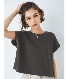 ALEXIA STAM | Honeycomb Waffle Sleeveless Top /ハニカムスリーブレストップス(Tシャツ/カットソー)