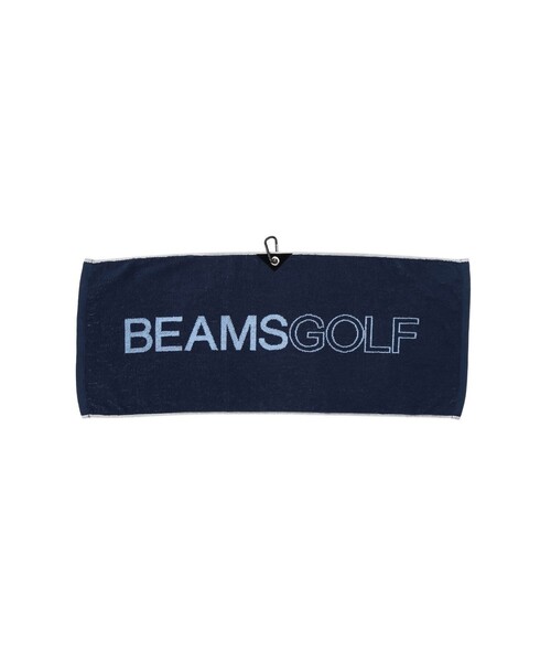 BEAMS GOLF（ビームスゴルフ）の「カラビナ付き 今治 ロゴ フェイスタオル（ゴルフグッズ・メンズ・ネイビー/ホワイト/ブラック・ONE SIZE）」の12枚目の写真