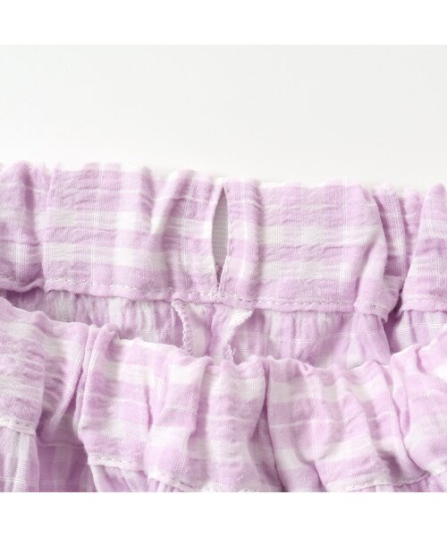 apres les cours（アプレレクール）の「【WEB限定】マルチストライプ・チェック柄セットアップ（セットアップ・キッズ・ラベンダー/イエロー・80/90/100/110/120/130/140）」の22枚目の写真