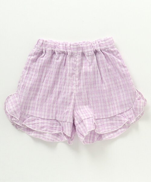 apres les cours（アプレレクール）の「【WEB限定】マルチストライプ・チェック柄セットアップ（セットアップ・キッズ・ラベンダー/イエロー・80/90/100/110/120/130/140）」の19枚目の写真