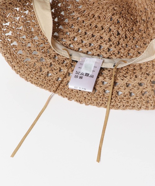 KBF（ケイビーエフ）の「透かし編みバケットHAT（ハット・レディース・ベージュ/ナチュラル・ONE）」の11枚目の写真