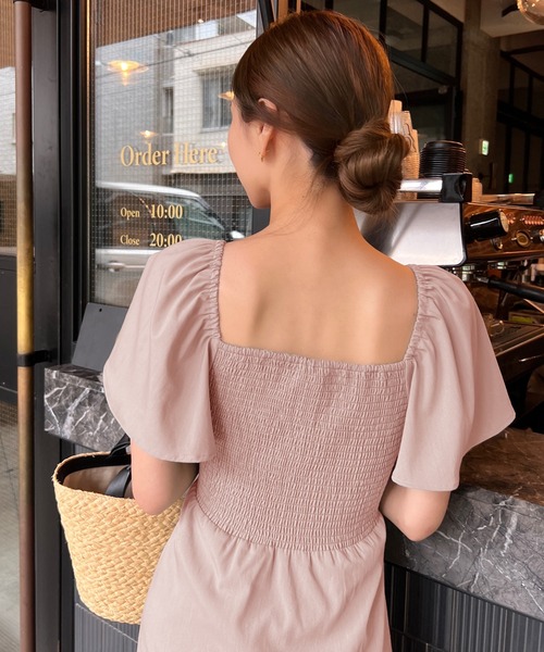 KOBE LETTUCE（コウベレタス）の「[ 岡部あゆみさんコラボ ] マルチwayカシュクールワンピース（ワンピース・レディース・ライトブルー/ブラック/ベージュ系1/ピンク/ベージュ系/ピンク系/イエロー/ブラック系/ブルー系/イエロー系・1/2）」の10枚目の写真