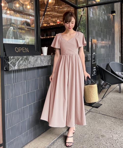 KOBE LETTUCE（コウベレタス）の「[ 岡部あゆみさんコラボ ] マルチwayカシュクールワンピース（ワンピース・レディース・ライトブルー/ブラック/ベージュ系1/ピンク/ベージュ系/ピンク系/イエロー/ブラック系/ブルー系/イエロー系・1/2）」の13枚目の写真