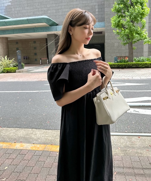 KOBE LETTUCE（コウベレタス）の「[ 岡部あゆみさんコラボ ] マルチwayカシュクールワンピース（ワンピース・レディース・ライトブルー/ブラック/ベージュ系1/ピンク/ベージュ系/ピンク系/イエロー/ブラック系/ブルー系/イエロー系・1/2）」の11枚目の写真