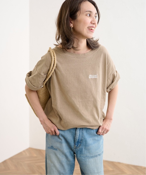 フレームワーク Framework 23SS バックプリントロゴTEE2 Tシャツ カットソー 半袖 クルーネック ストレッチ F 白 23070220907020 FRAMeWORK（フレームワーク）の「≪追加≫バックプリントロゴ