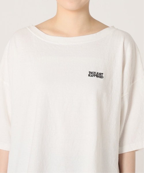 フレームワーク Framework 23SS バックプリントロゴTEE2 Tシャツ カットソー 半袖 クルーネック ストレッチ F 白 23070220907020 FRAMeWORK（フレームワーク）の「≪追加≫バックプリントロゴ