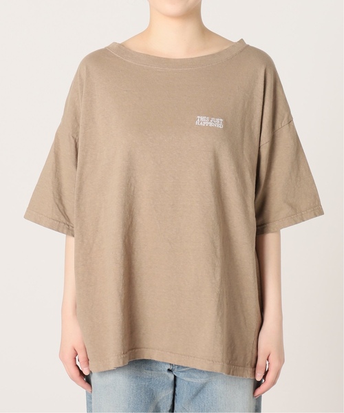 フレームワーク Framework 23SS バックプリントロゴTEE2 Tシャツ カットソー 半袖 クルーネック ストレッチ F 白 23070220907020 FRAMeWORK（フレームワーク）の「≪追加≫バックプリントロゴ