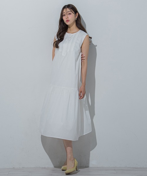 【WEB別注】ノースリワンピース≪手洗い可能≫