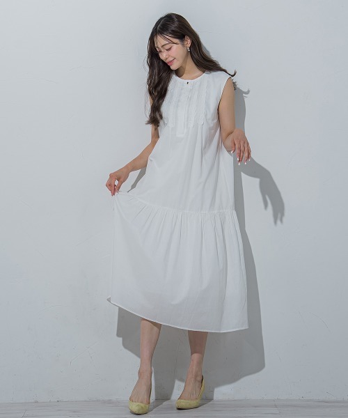 【WEB別注】ノースリワンピース≪手洗い可能≫