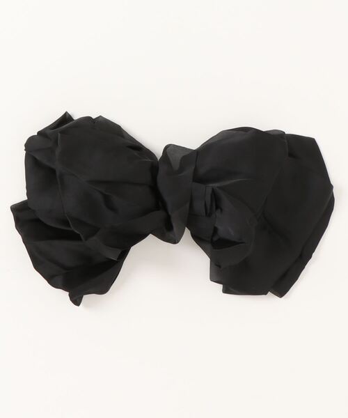 Jasmine Grandiflorum（ジャスミングランディフローラム）の「ボリュームシアーリボン（バレッタ/ヘアクリップ・レディース・レッド/ブラック・FREE）」の4枚目の写真