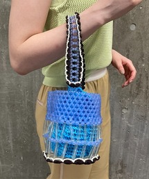 CASSELINI/キャセリーニ クロシェビーズバッグ ハンドバッグ ミニバッグ