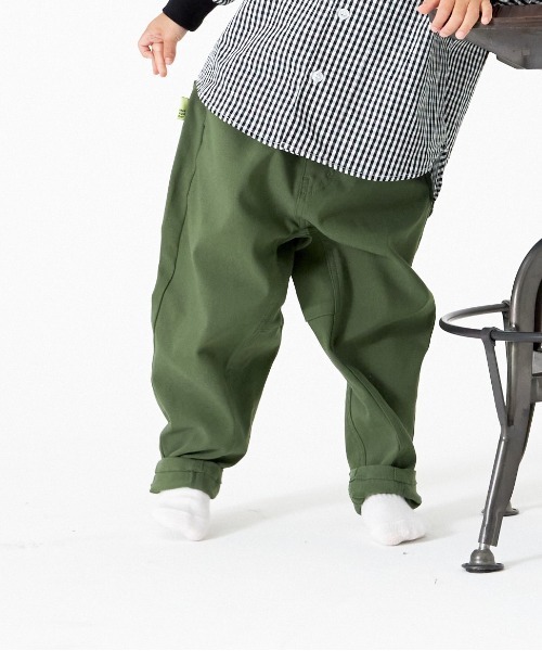 MAKE YOUR DAY(メイクユアデイ)の「ぐいんぐいんのストレッチテーパードパンツ■80~140cm(その他パンツ・キッズ・ブラック/アイボリー/カーキ/ブラウン・80/100/110/120/130/140/90)」の4枚目の写真