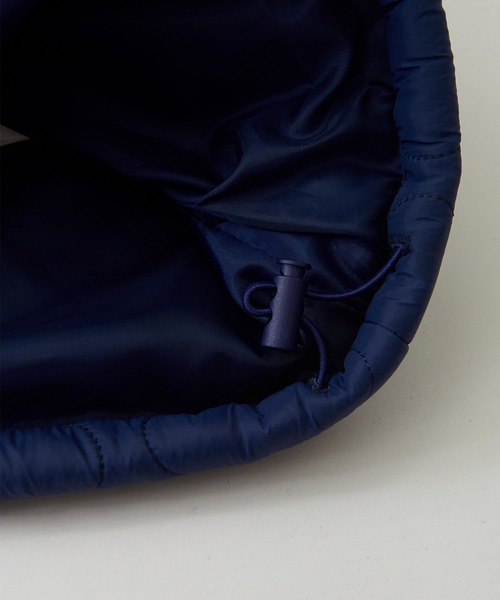 CUBE SUGAR（キューブシュガー）の「チェックボア×キルティングノーカラーブルゾン（ブルゾン・レディース・カーキ/ネイビー・M）」の17枚目の写真