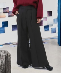 HARE | ウエストクロスワイドフレアパンツ(HARE)(スラックス)
