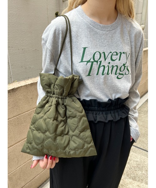 WC(ダブル シー)の「Loverythings ロゴプリントビッグロンT(Tシャツ/カットソー・レディース・グレー/ホワイト/ネイビー・FREE)」の14枚目の写真
