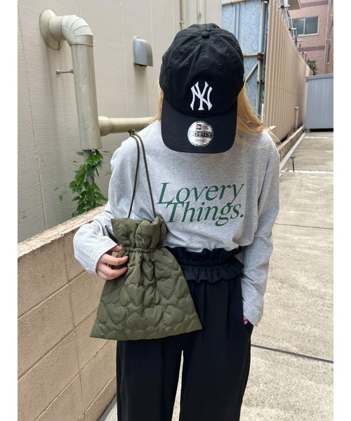 WC(ダブル シー)の「Loverythings ロゴプリントビッグロンT(Tシャツ/カットソー・レディース・グレー/ホワイト/ネイビー・FREE)」の15枚目の写真