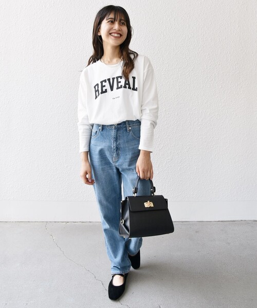 SHIPS any(シップス エニィ)の「【SHIPS any別注】THE KNiTS:〈洗濯機可能〉ラウンドヘム ロゴ ロンTEE(Tシャツ/カットソー・レディース・ホワイト/ホワイト系その他/ライトグレー・ONE SIZE)」の17枚目の写真