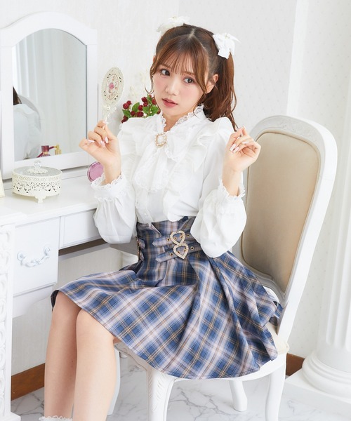 ROJITA（ロジータ）の「レーシーリボンラッフルブラウス（シャツ/ブラウス・レディース・ピンク/ホワイト/ブラック・FREE）」の18枚目の写真