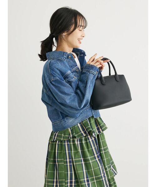Sugar spoon（シュガースプーン）の「・SUGAR　SPOON　チェックラッフルキャミワンピース（ワンピース・レディース・グリーン/ネイビー・FREE）」の11枚目の写真