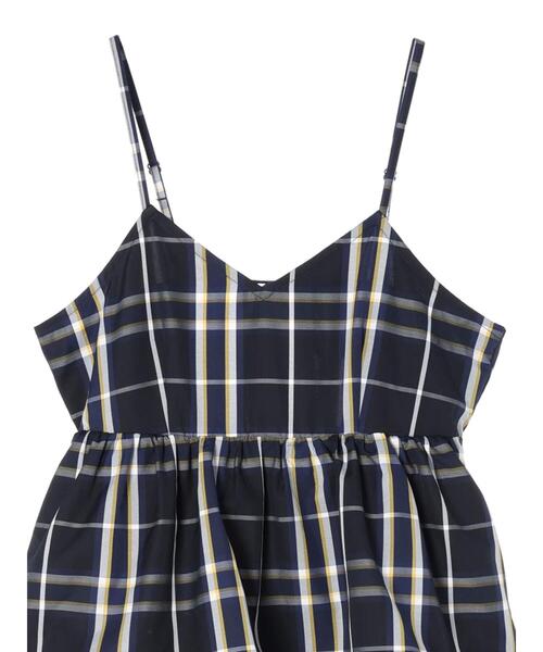 Sugar spoon（シュガースプーン）の「・SUGAR　SPOON　チェックラッフルキャミワンピース（ワンピース・レディース・グリーン/ネイビー・FREE）」の21枚目の写真