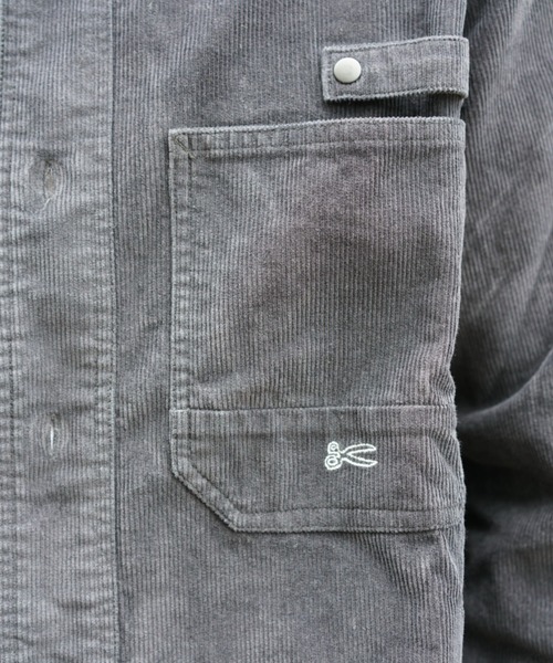 DENHAM（デンハム）の「DENHAM/デンハム/BLOOM OVERSHIRT CDR（シャツ/ブラウス・メンズ・ブラック・M/S/L/XL）」の9枚目の写真