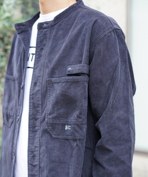 DENHAM（デンハム）の「DENHAM/デンハム/BLOOM OVERSHIRT CDR（シャツ/ブラウス・メンズ・ブラック・M/S/L/XL）」の5枚目の写真