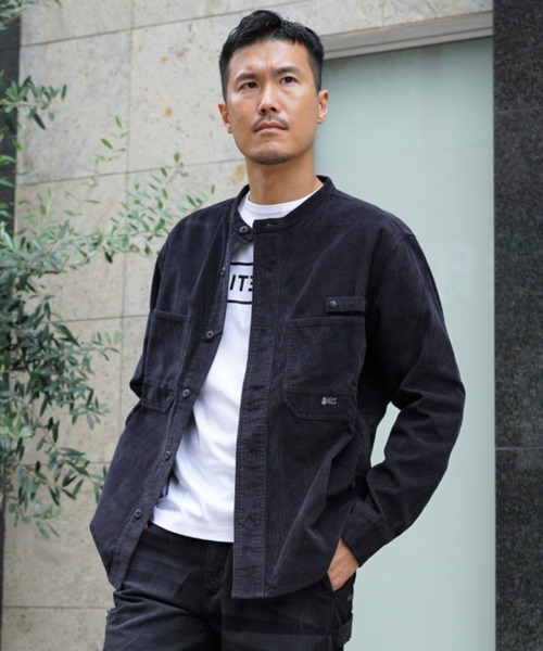 DENHAM（デンハム）の「DENHAM/デンハム/BLOOM OVERSHIRT CDR（シャツ/ブラウス・メンズ・ブラック・M/S/L/XL）」の3枚目の写真