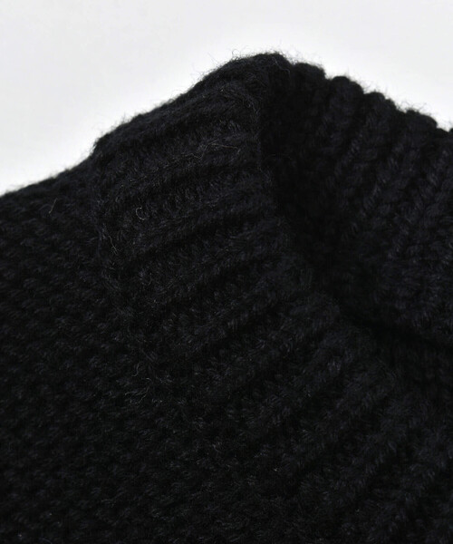BeBe(ベベ)の「パッチワーク調ニット(90~150cm)(ニット/セーター・キッズ・ブラック系その他・110cm/100cm/140cm/130cm/120cm/150cm)」の2枚目の写真