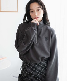 WEGO | WEGO/ドロストデザインハーフZIPスウェット(スウェット)