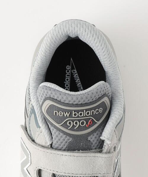 NEW BALANCE(ニューバランス)の「【WEB限定】PV990 スニーカー 18cm-21cm(スニーカー・キッズ・ライトグレー/ネイビー・18cm/20cm/21cm/19cm)」の8枚目の写真