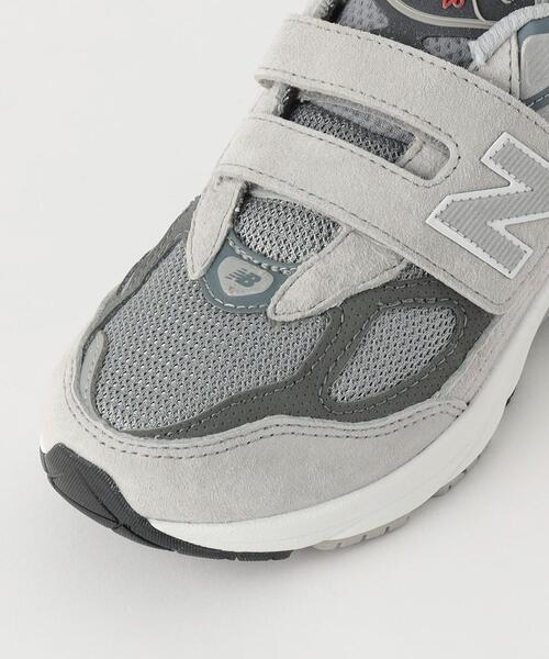 NEW BALANCE(ニューバランス)の「【WEB限定】PV990 スニーカー 18cm-21cm(スニーカー・キッズ・ライトグレー/ネイビー・18cm/20cm/21cm/19cm)」の9枚目の写真