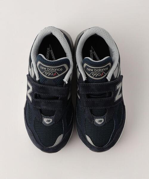 NEW BALANCE(ニューバランス)の「【WEB限定】PV990 スニーカー 18cm-21cm(スニーカー・キッズ・ライトグレー/ネイビー・18cm/20cm/21cm/19cm)」の11枚目の写真