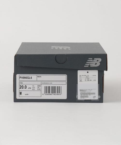 NEW BALANCE(ニューバランス)の「【WEB限定】PV990 スニーカー 18cm-21cm(スニーカー・キッズ・ライトグレー/ネイビー・18cm/20cm/21cm/19cm)」の15枚目の写真